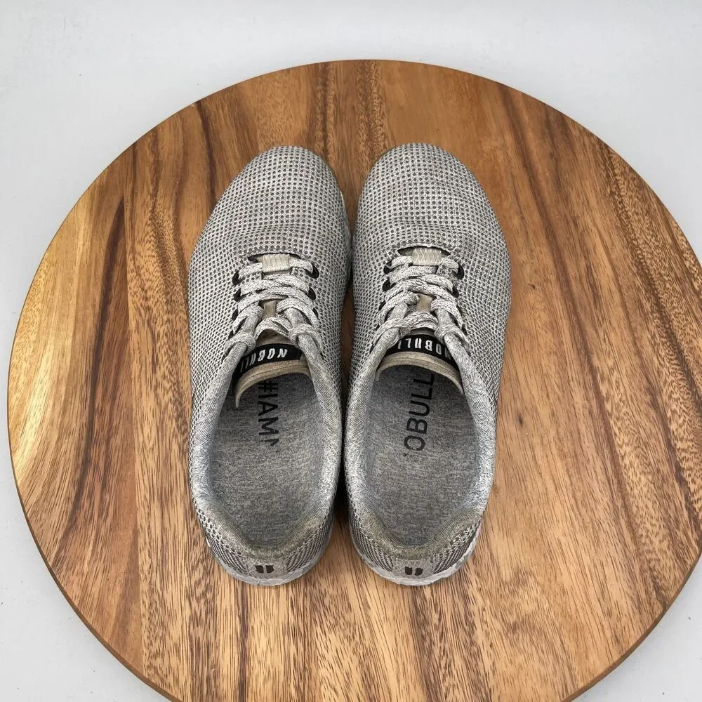 NOBULL Shoes Womens Size 8.5 Gray Running Comfort Walking Gym Casual Sneakers